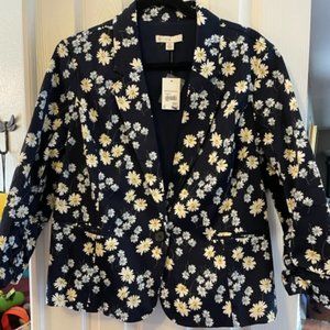 NWT - Cato Navy Stretch Blazer Size XL
